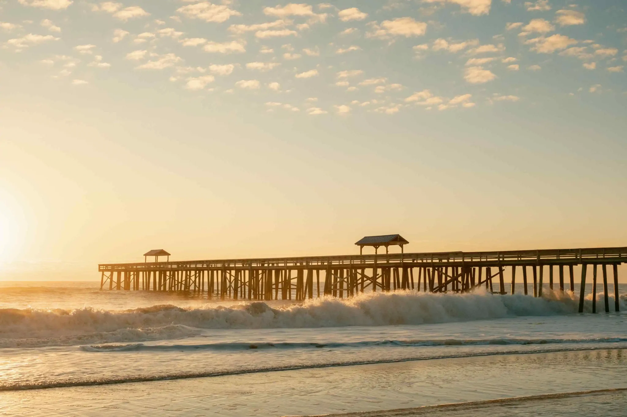 Fernandina Beach Pier at Sunrise