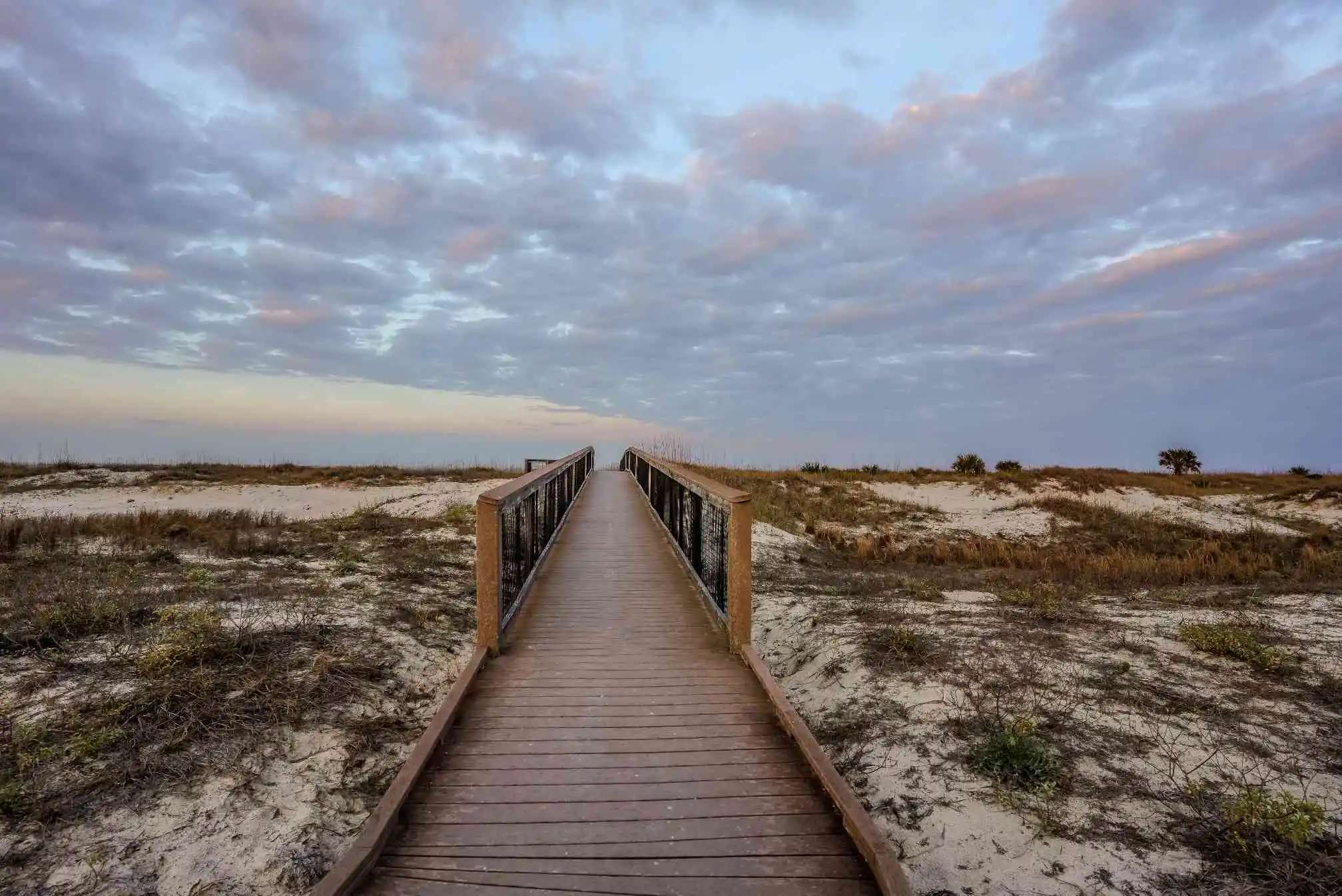 Fort Clinch Boardwalk Near Bryceville FL